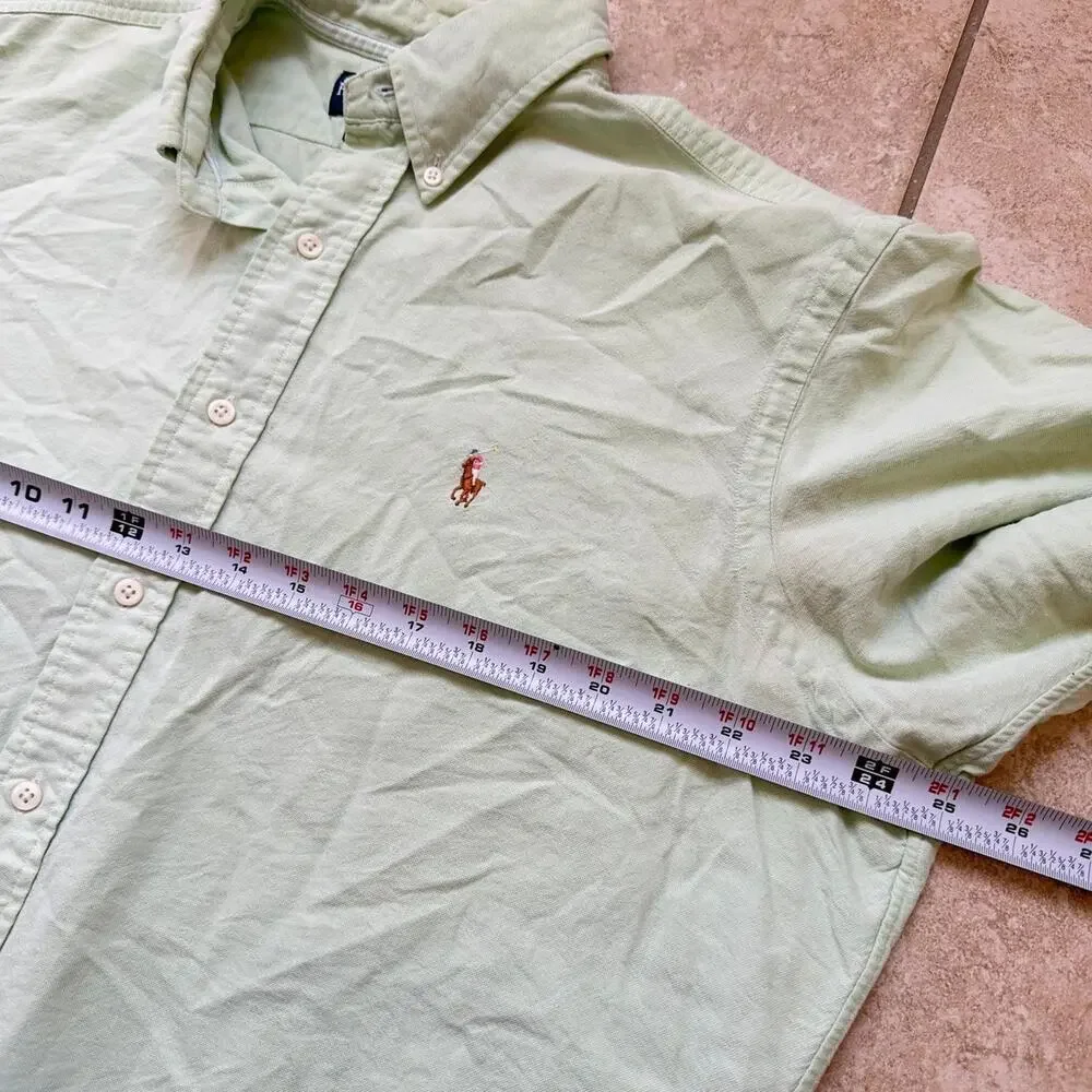 Ralph Lauren Classic Fit Short Sleeve Dress Shirt - Size L